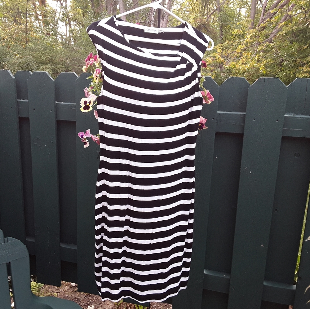 Calvin Klein Striped Sheath Dress